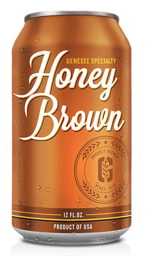 A can of Honey Brown